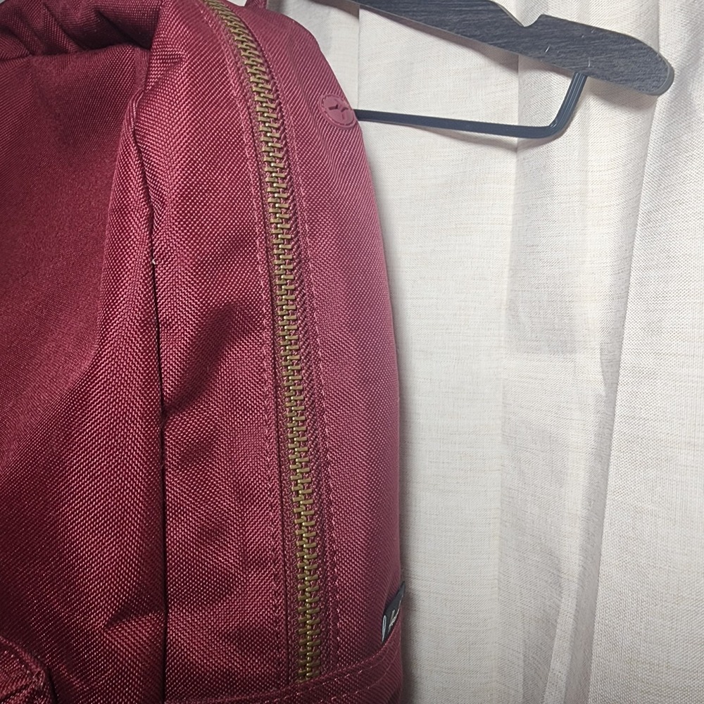 Herschel Supply Settlement Backpack Maroon/Burgundy Laptop Preowned Unisex 15" - Picture 8 of 16
